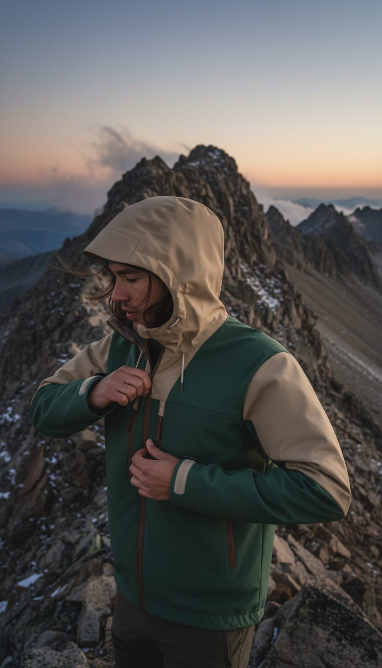 Ripstop Shell Jacket with Storm Guard — view 3