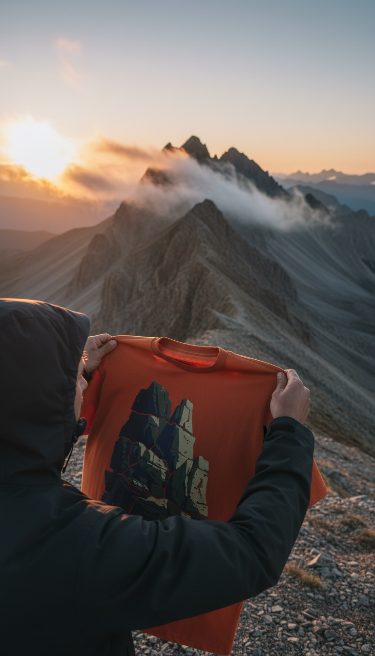 Oversized T-Shirt in Orange — view 3