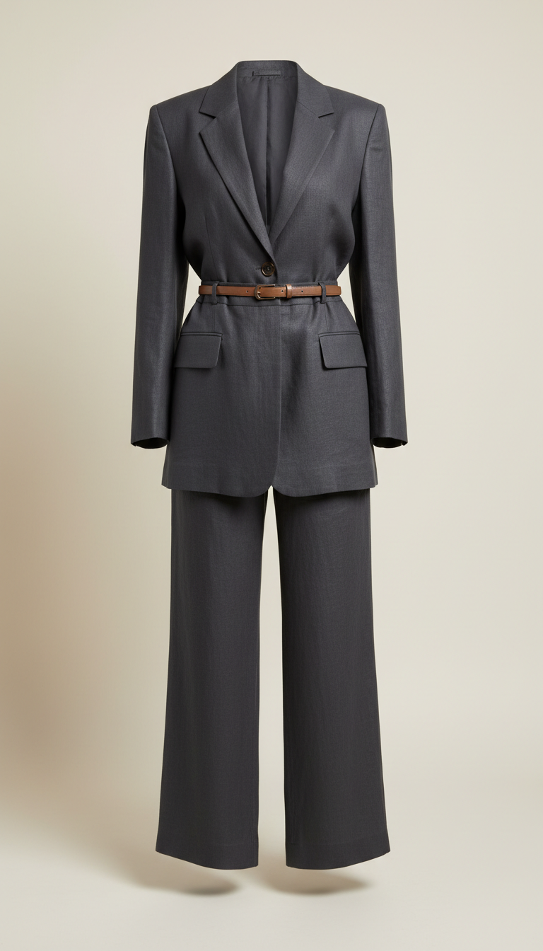 Tailored Linen Suit