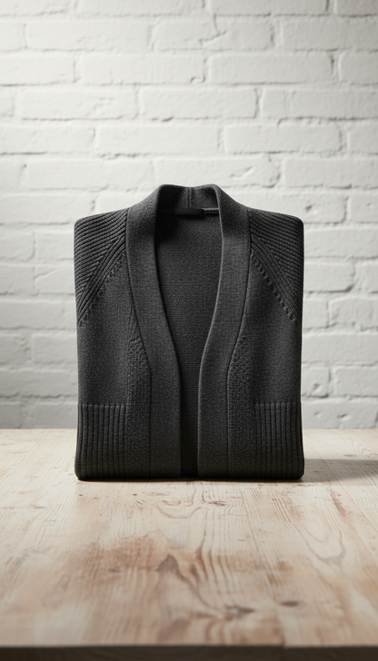 Knitwear Cardigan in Onyx — view 2