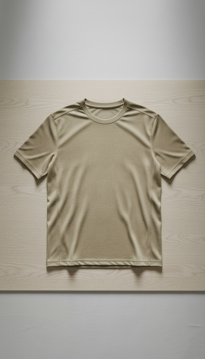 Performance Tee in Sand Dune — view 2