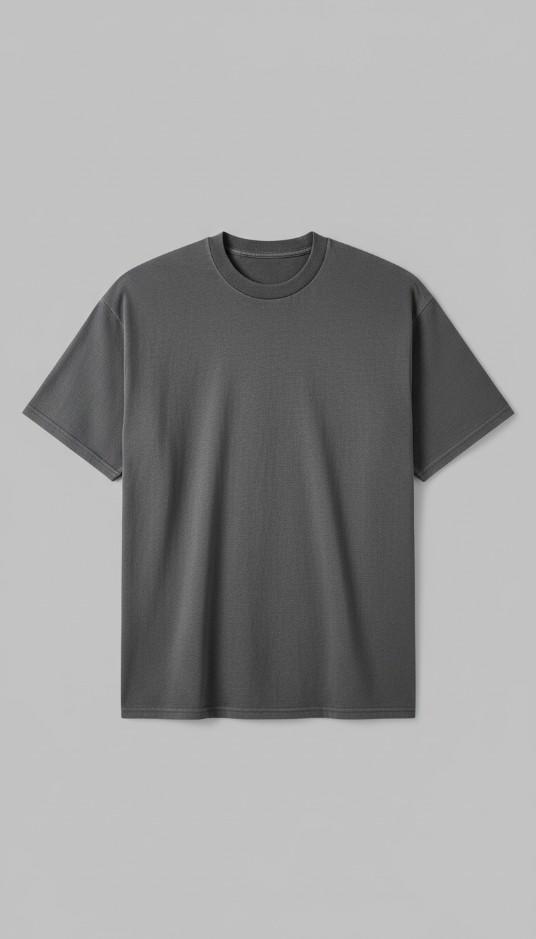 Heavyweight Cotton T-Shirt in Graphite