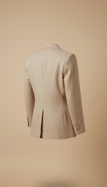 Classic Linen Blazer in Natural — view 2