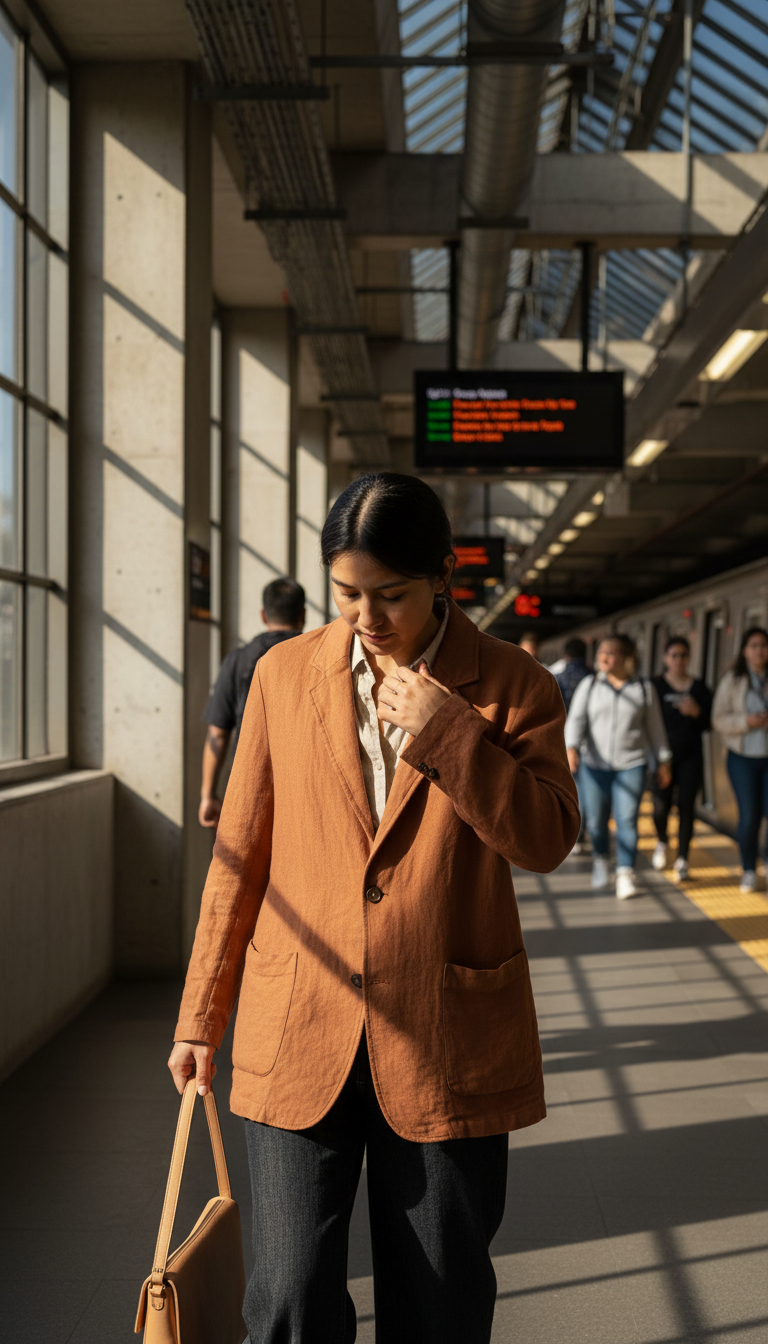 Dyed Jacket in Sienna — view 3