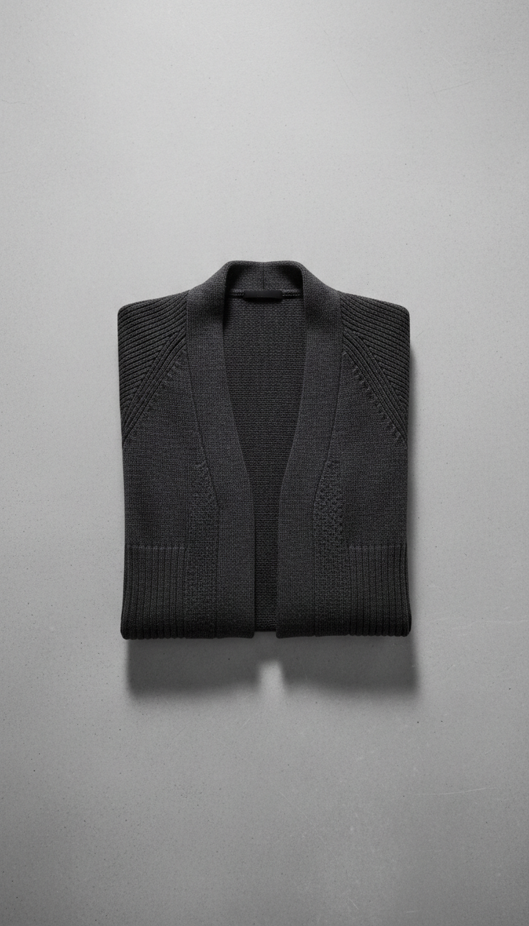 Knitwear Cardigan in Onyx
