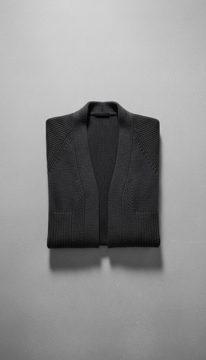 Knitwear Cardigan in Onyx