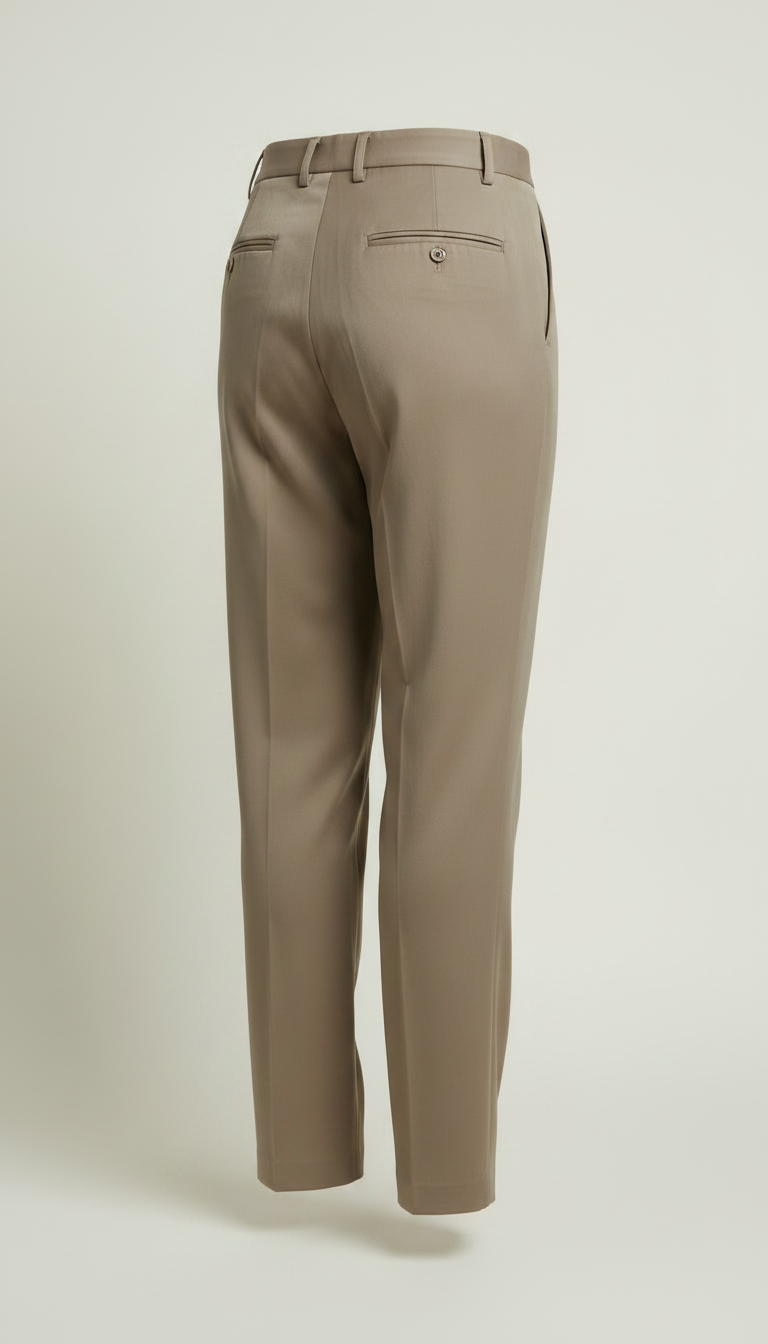 Relaxed-fit City Pants in Taupe — view 2