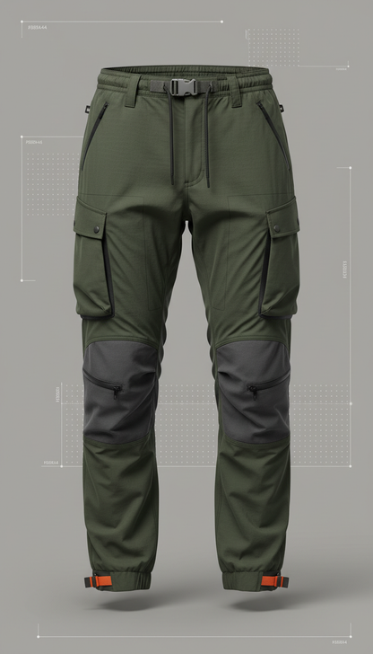 Technical Nylon Cargo Pants