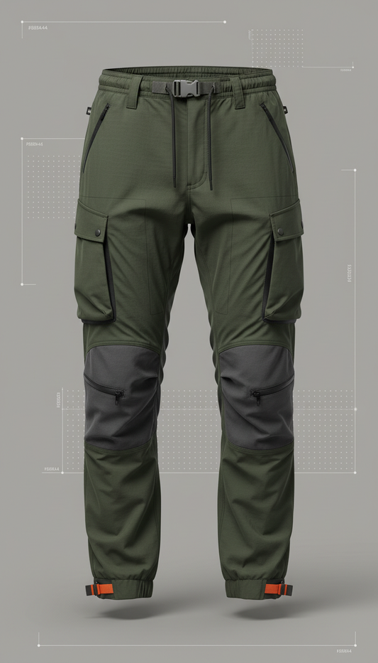 Technical Nylon Cargo Pants