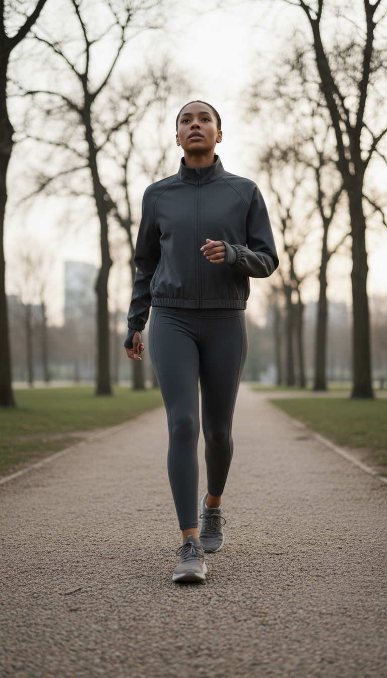 Metro Cropped Performance Jacket in Sand — view 3