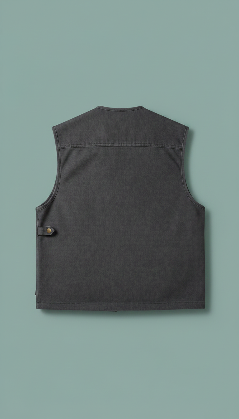 Heavyweight Cotton Workwear Vest — view 2