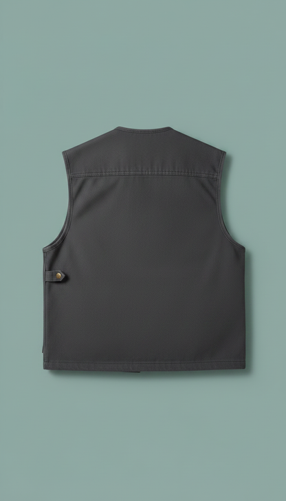 Heavyweight Cotton Workwear Vest — view 2