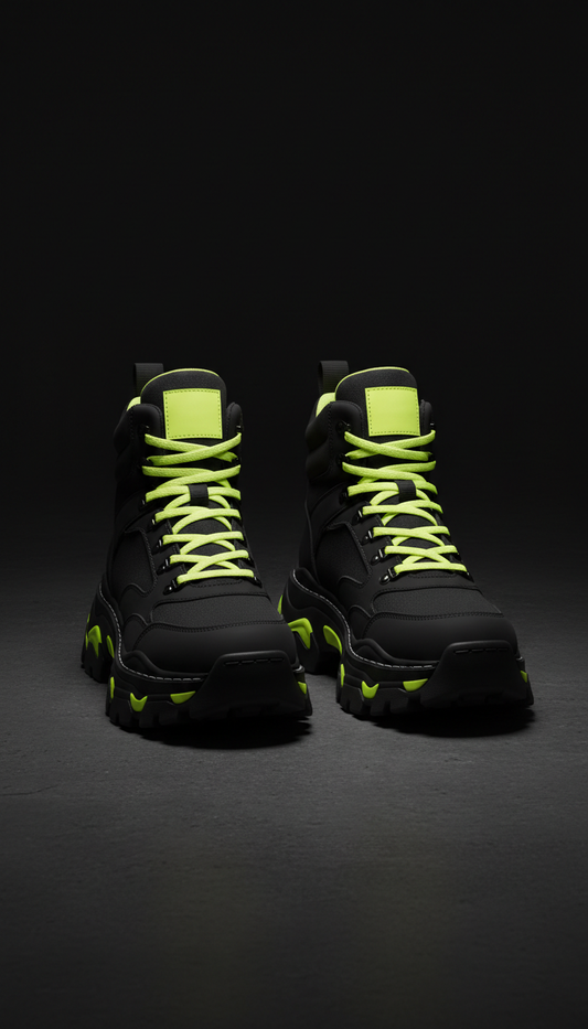 Chunky Boots Volt in Black
