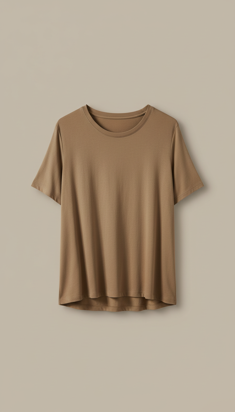 Olivewood Modal T-Shirt in Green