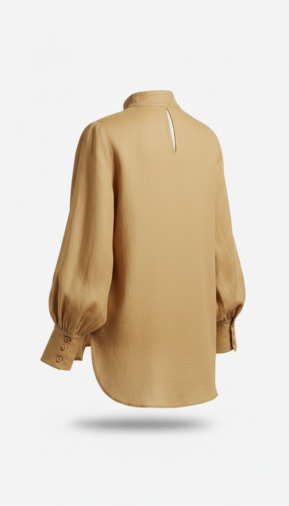 Modern Blouse in Wheat — view 2