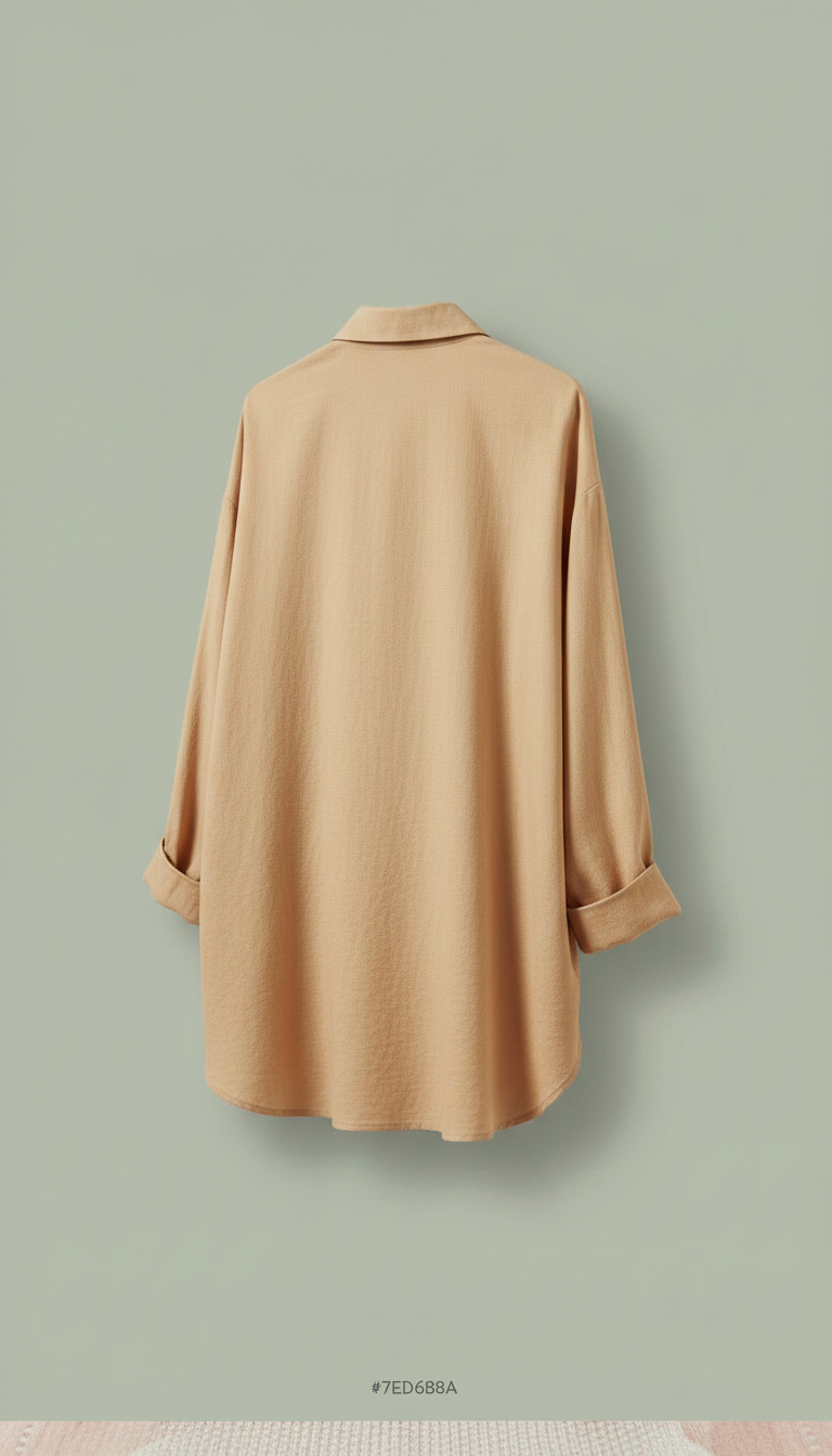 Linen Shirt with Relaxed Fit in Natural — view 2
