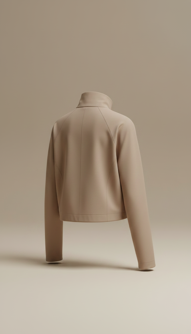 Minimalist Cropped Performance Jacket — view 2