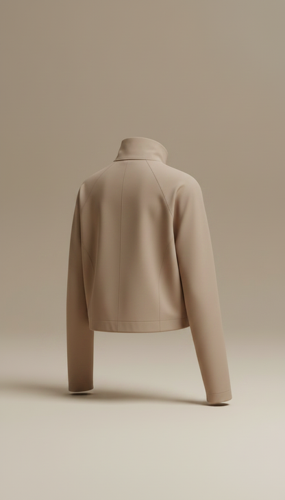 Minimalist Cropped Performance Jacket — view 2
