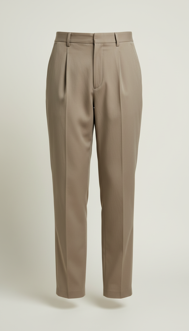 Relaxed-fit City Pants in Taupe