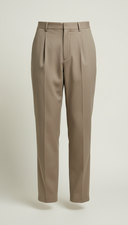 Relaxed-fit City Pants in Taupe