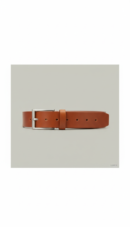Italian Leather Belt in Cognac