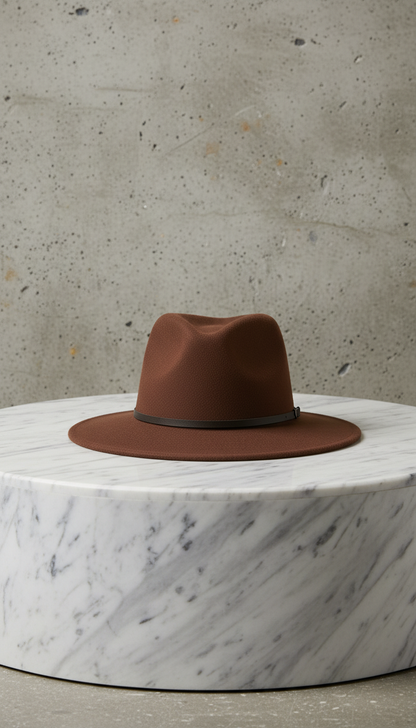 Heritage Hat in Chestnut Brown — view 2