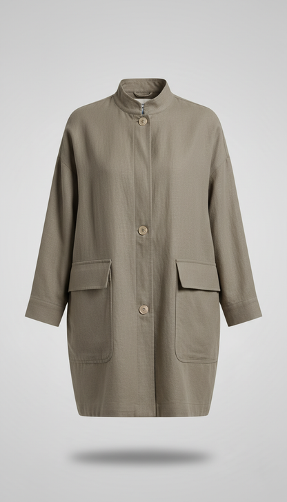 The Perry Jacket in Taupe