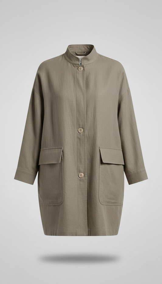 The Perry Jacket in Taupe