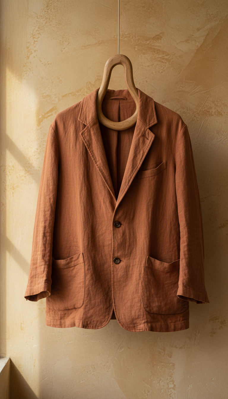 Dyed Jacket in Sienna