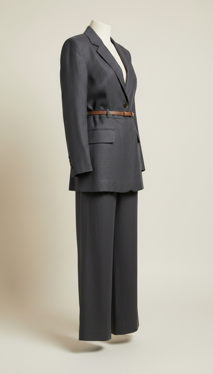 Tailored Linen Suit — view 2
