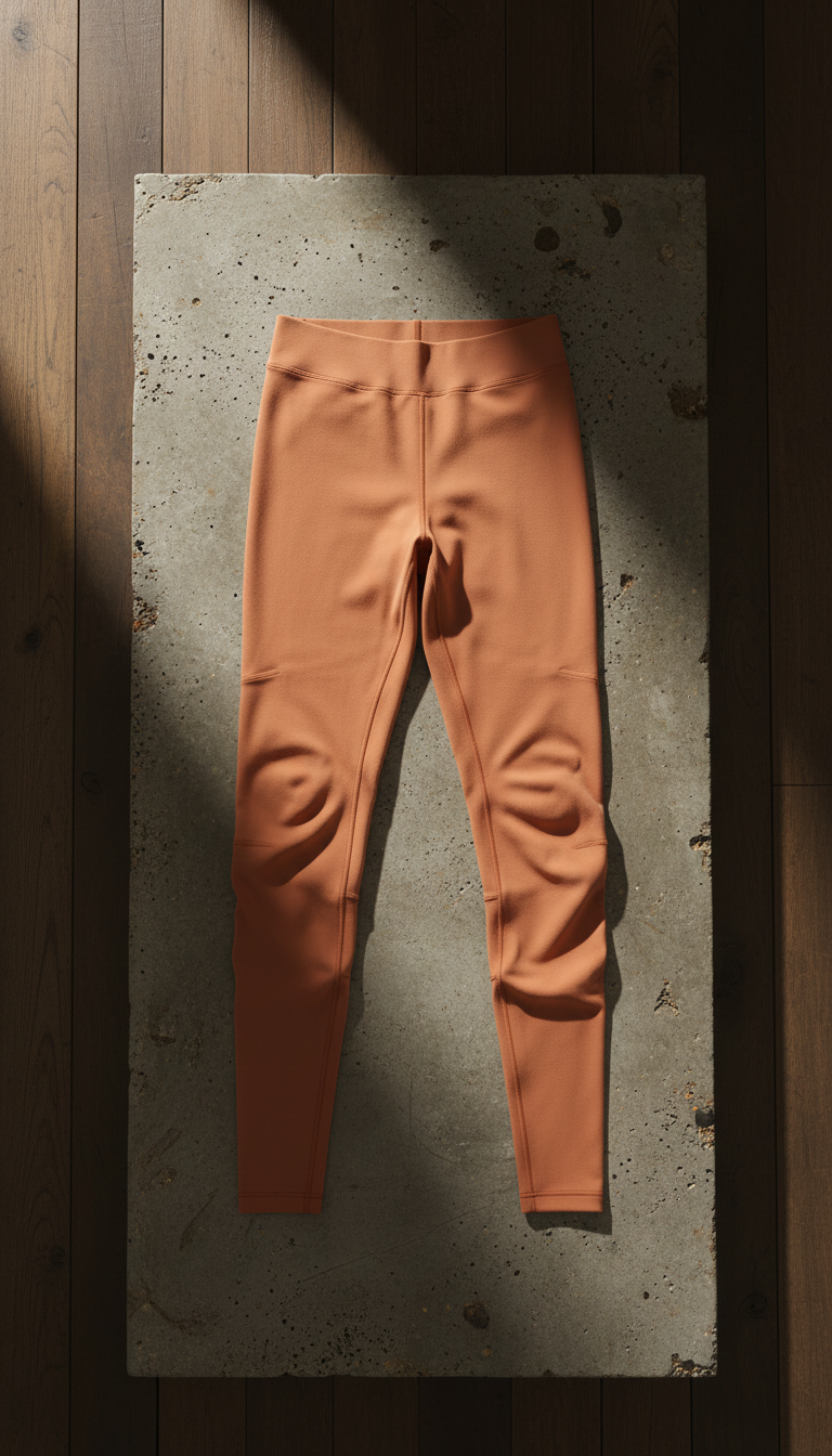 Technical Leggings in Amber — view 2