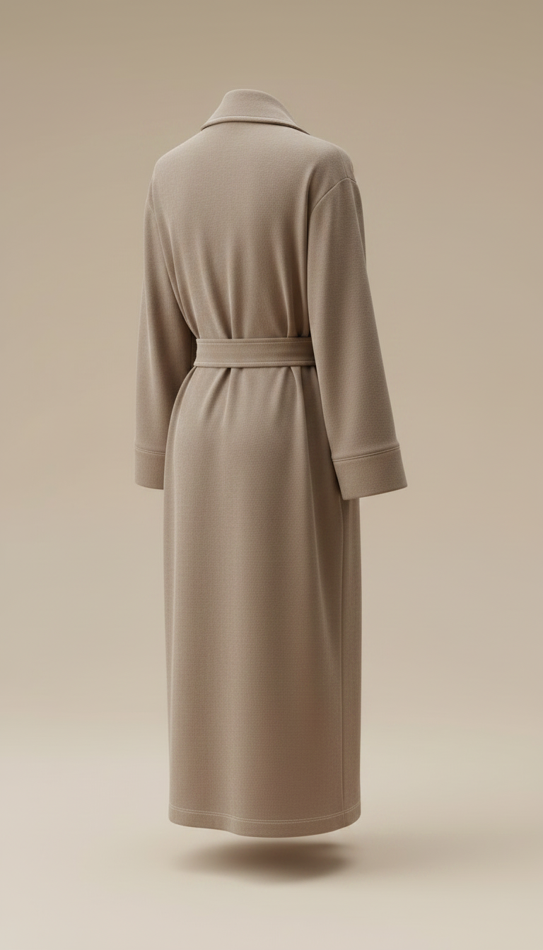Warm Robe in Taupe — view 2