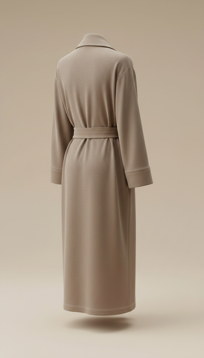 Warm Robe in Taupe — view 2