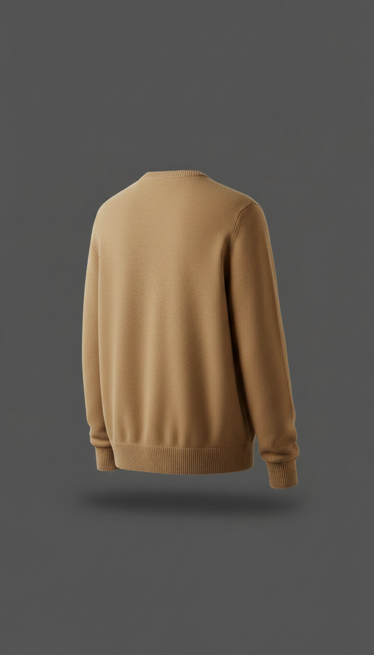 Merino Wool Crewneck Sweater — view 2