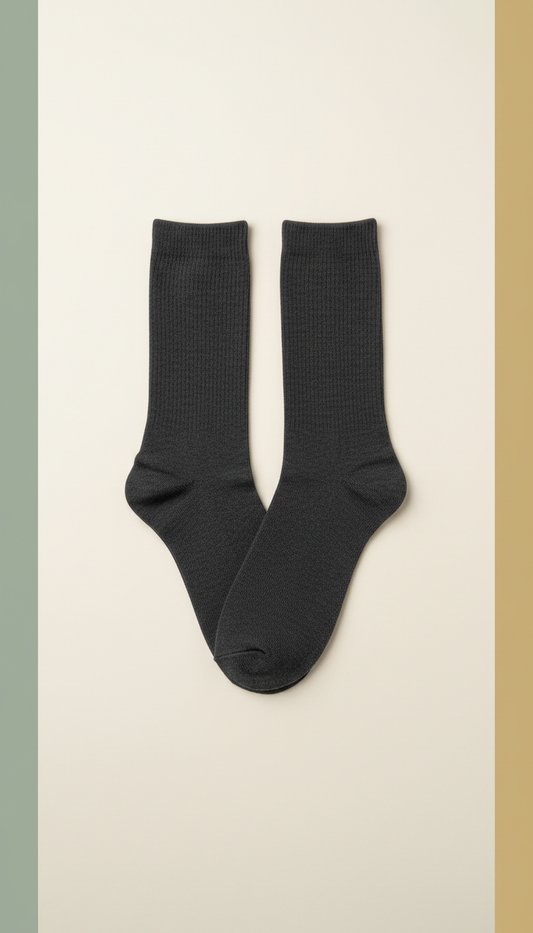 Bamboo Viscose Socks Deep in Graphite