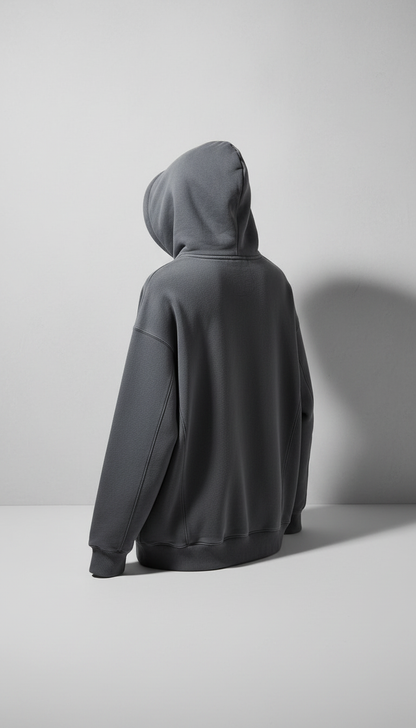 Soft Hoodie in Grey — view 2