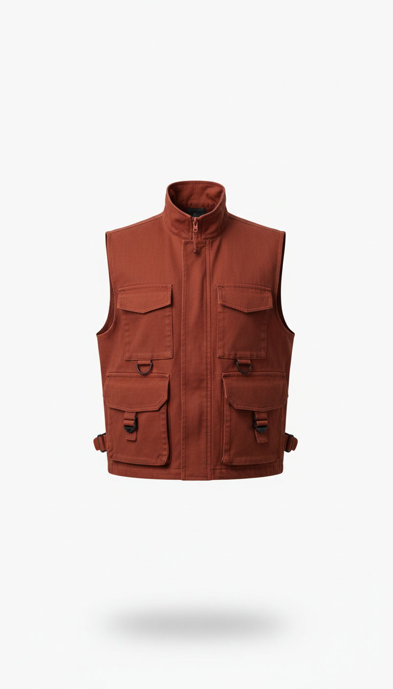 The Isla Vest in Terracotta