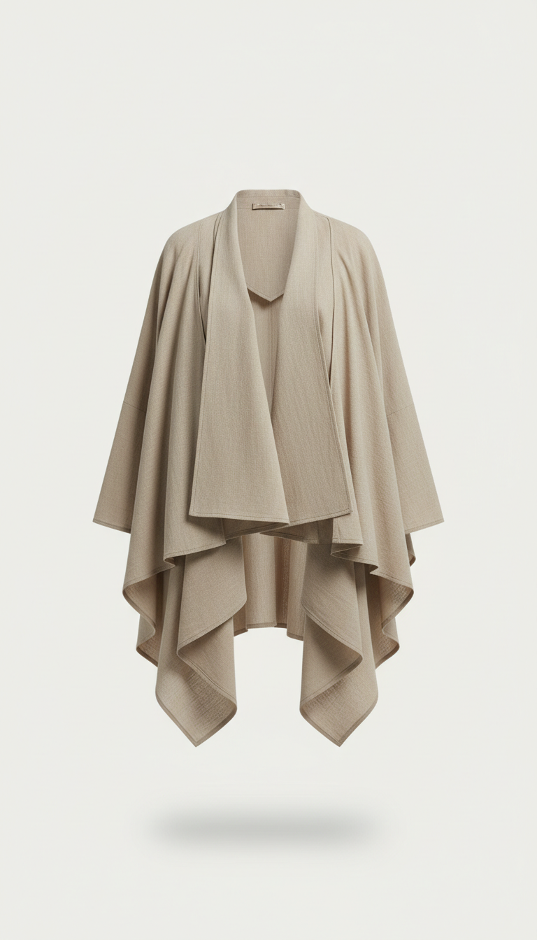 Layered Jacket in Beige