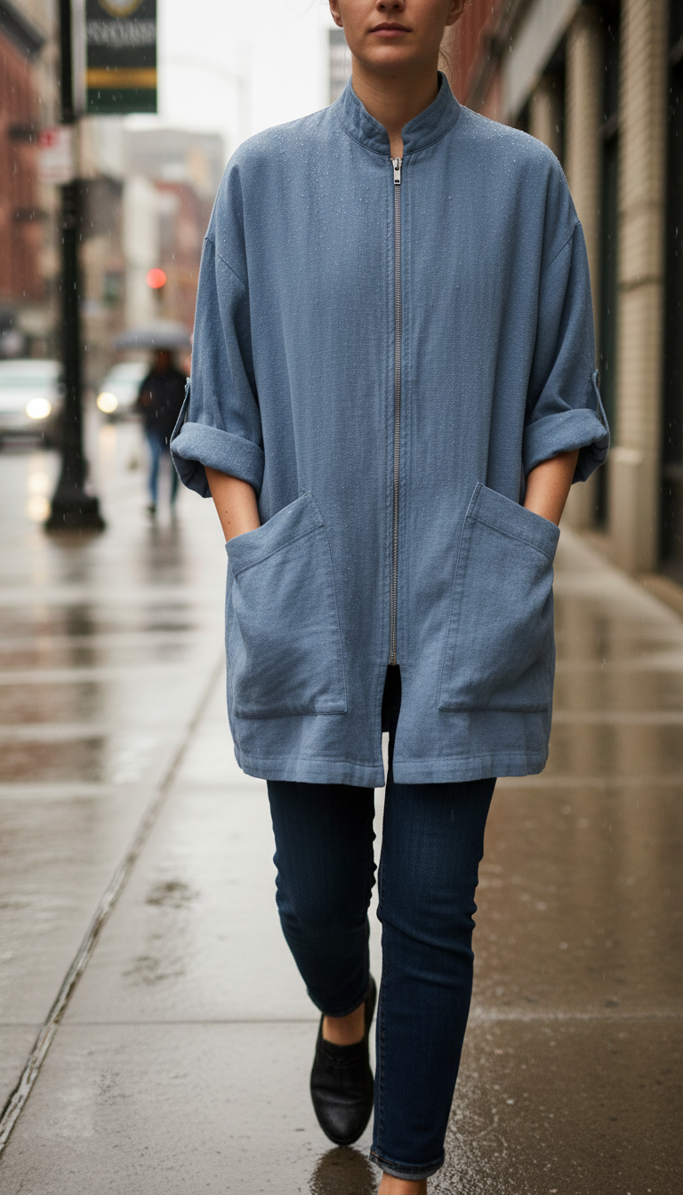 Cotton Blend Jacket — view 3