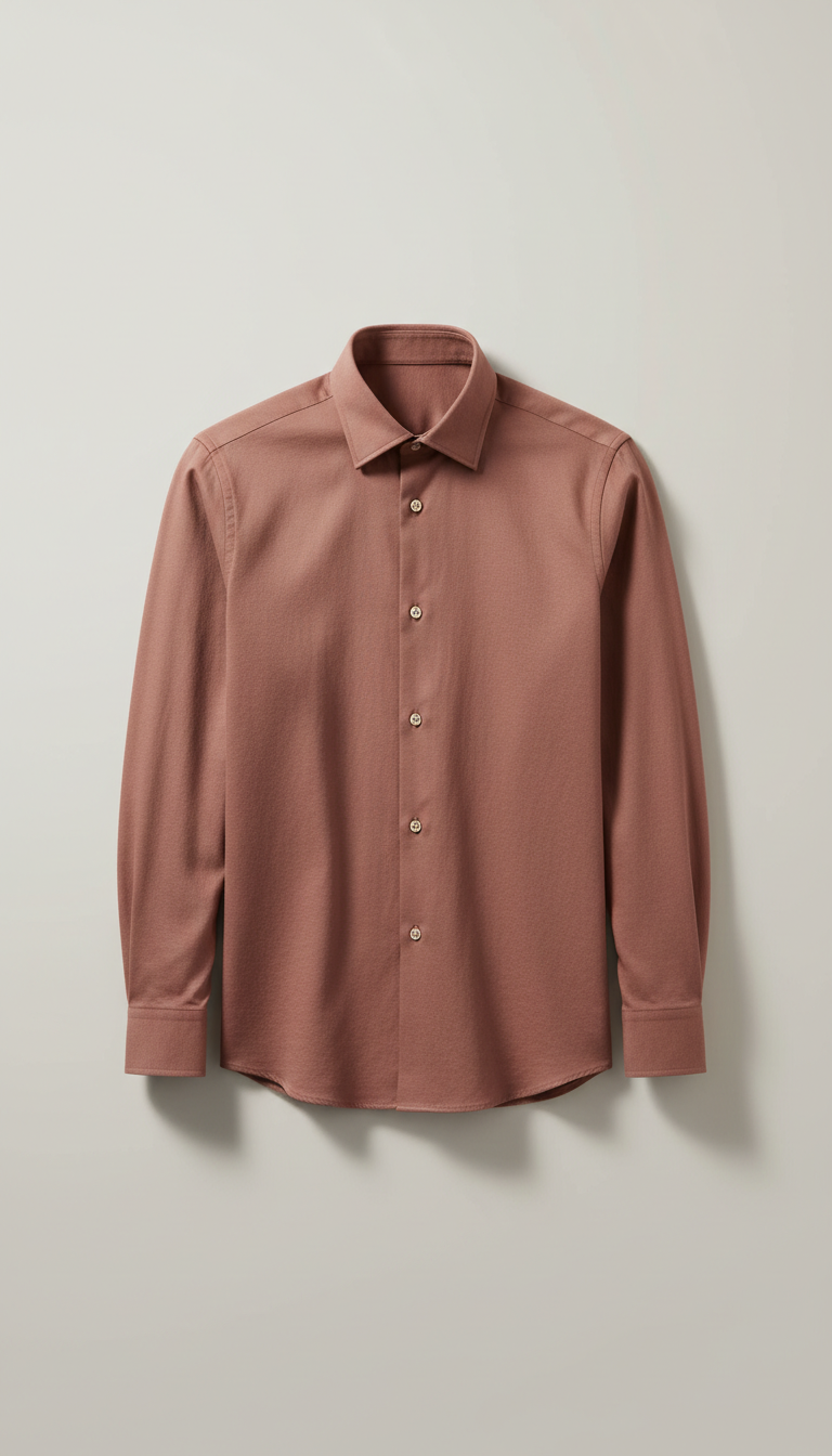 Rosewood Tailored Cotton Shirt