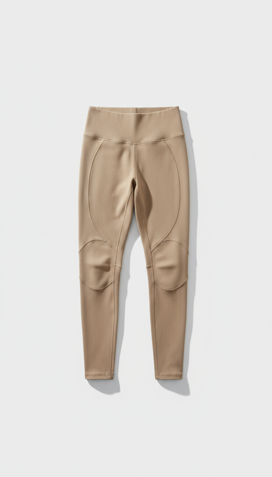 Ergonomic Leggings in Clay Beige