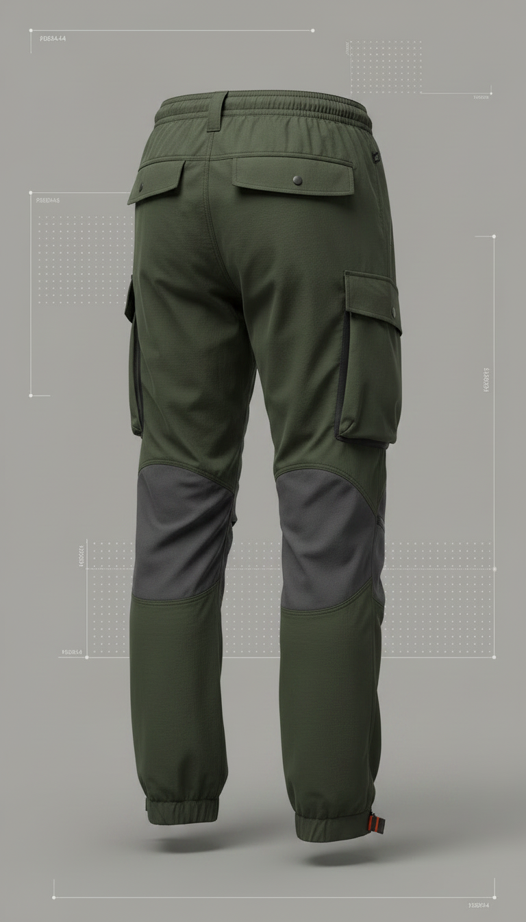 Technical Nylon Cargo Pants — view 2