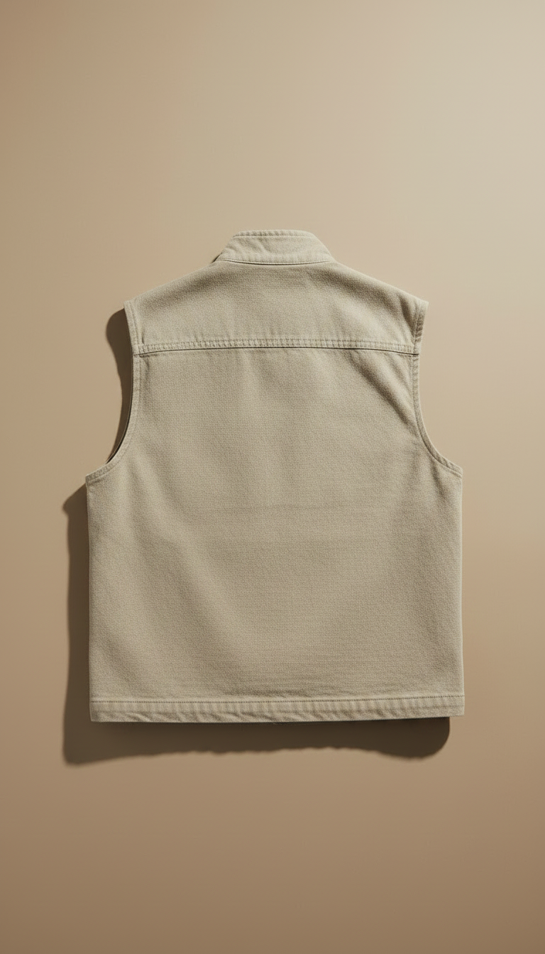 Earth Vest in Beige — view 2