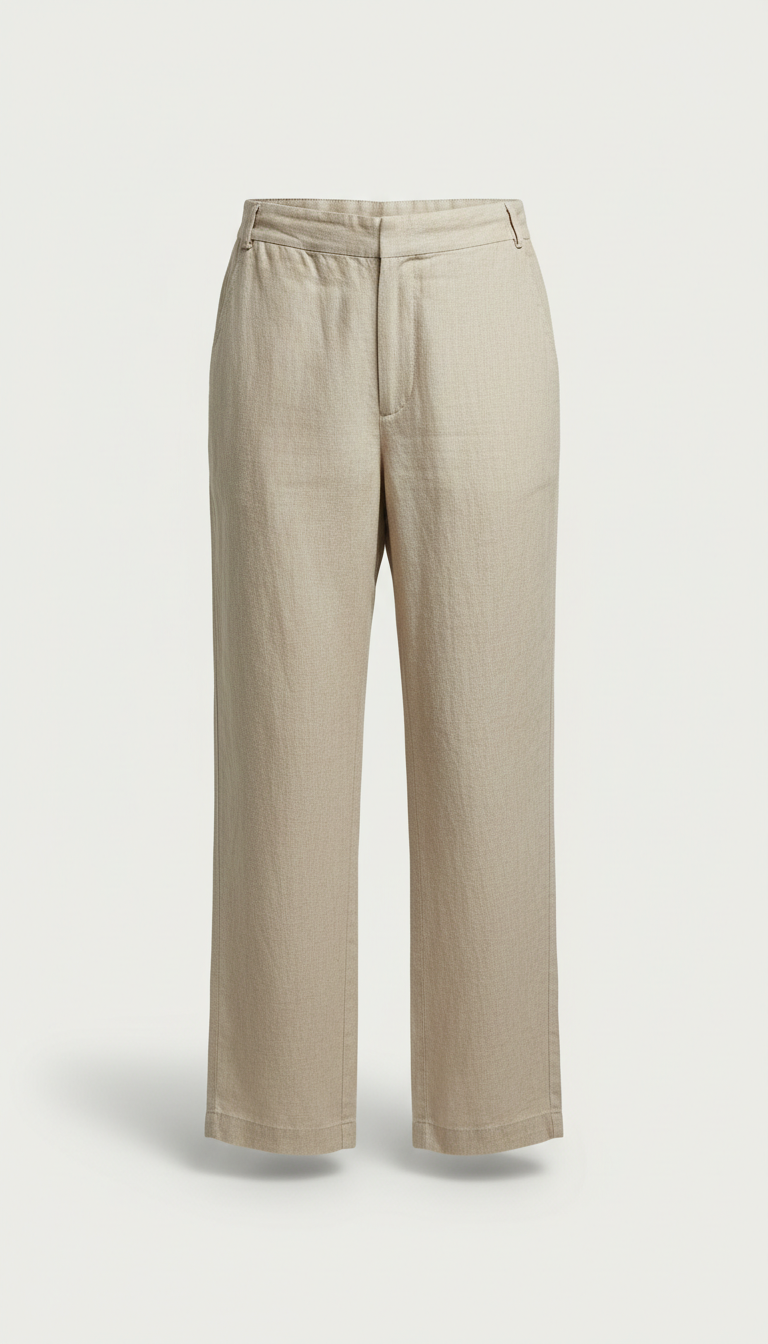 Classic Cut Linen Pants