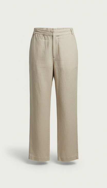 Classic Cut Linen Pants