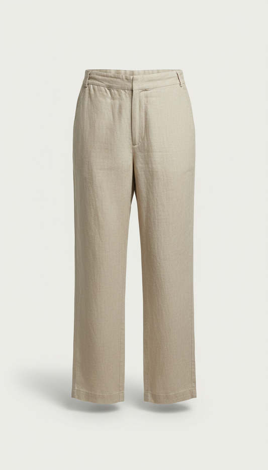 Classic Cut Linen Pants