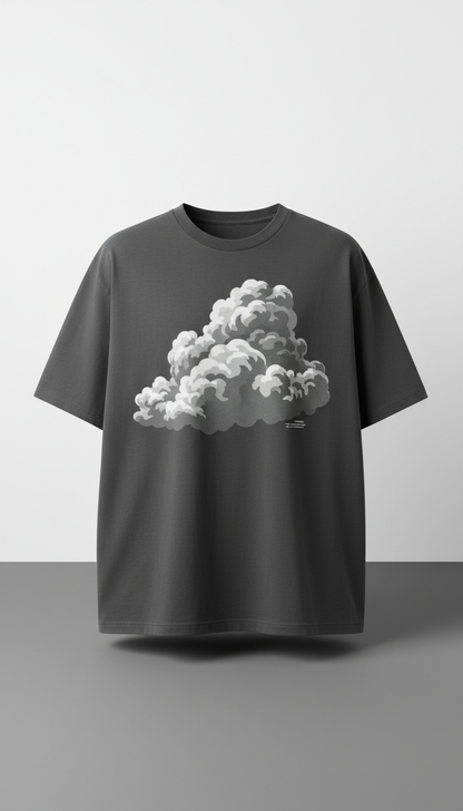 Heavyweight Graphic Tee in Smoke