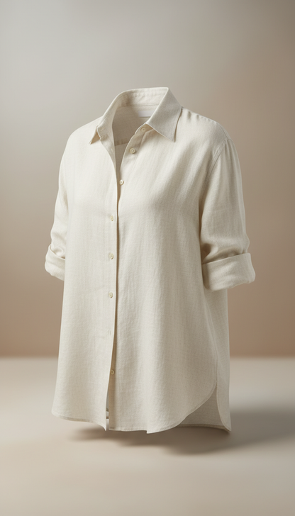 Linen Shirt in White