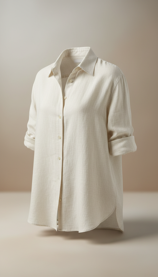 Linen Shirt in White