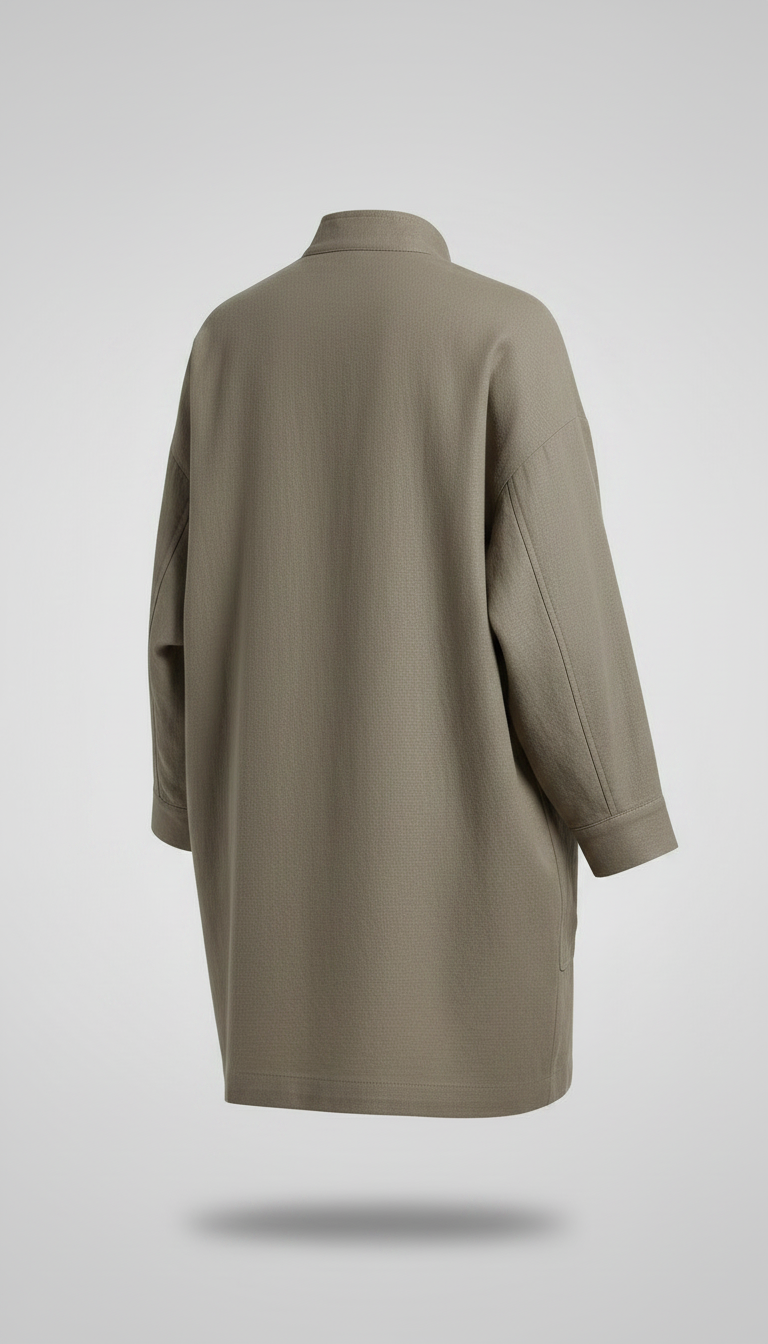 The Perry Jacket in Taupe — view 2